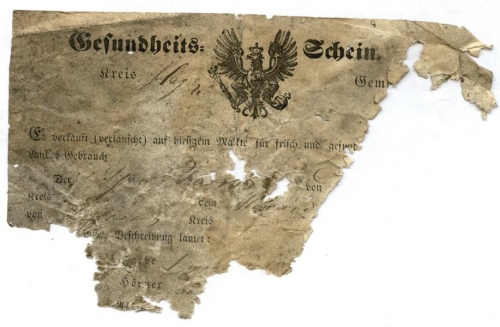 Gesundheitsschein Kreis Mayen (Nizi_Ges_2)