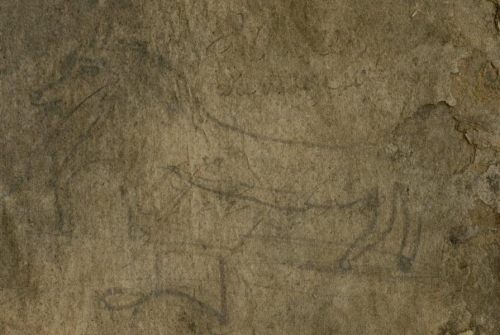 Kinderzeichnung, Wallach (Nizi_Ki_11)